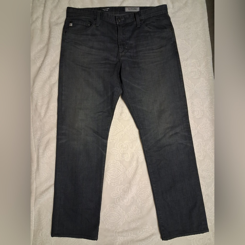 Adriano Goldschmied Jeans Mens Dark Blue AG-ED Slim Straight 36R